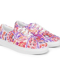 Artistic Lace-Up Canvas Shoes Mo32